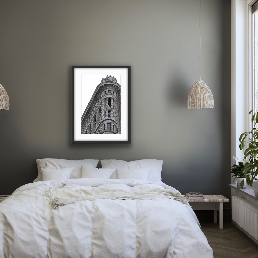 🎨 Matted Photo ‘The Flatiron Building’ Original Artwork- 8x10” - Picture 2 of 2